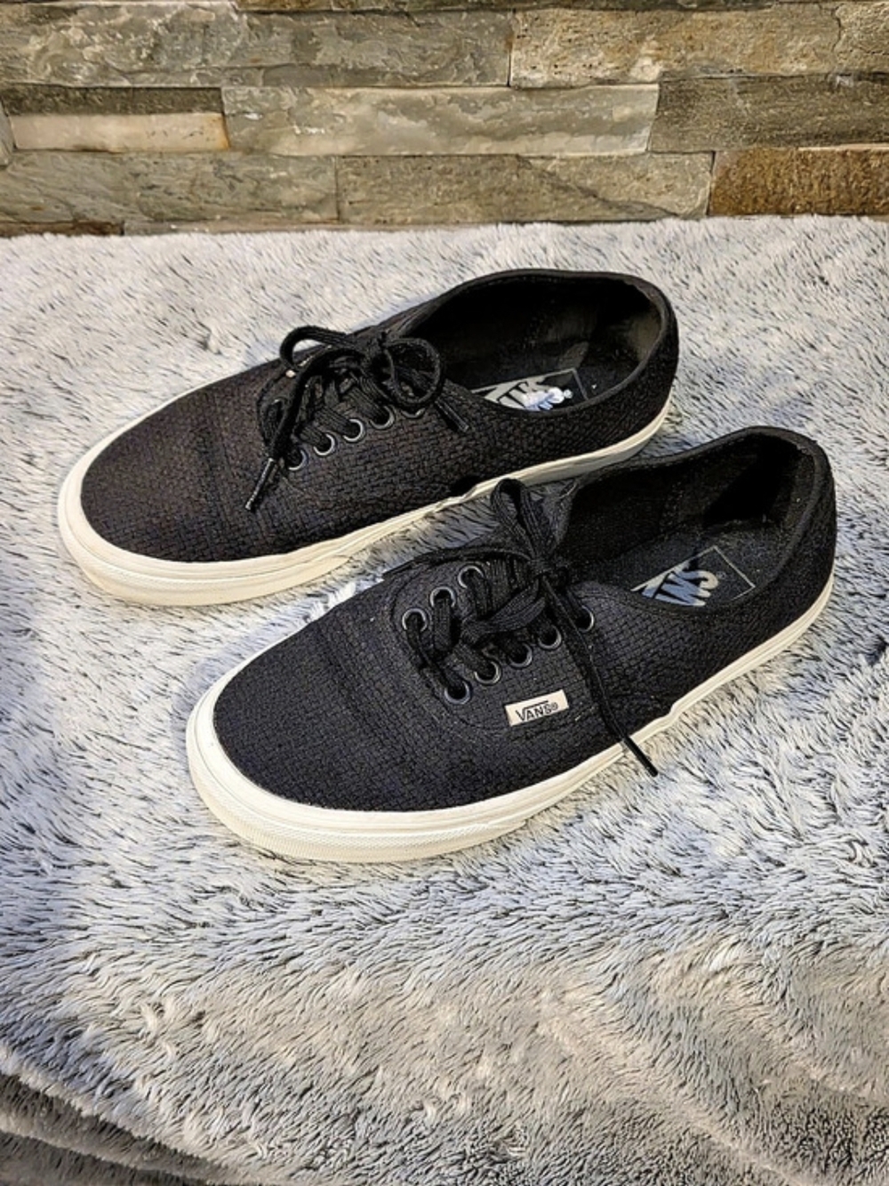Vans Old Skool Sneakers Black & White Womens Sz 8 Or Mens 6.5